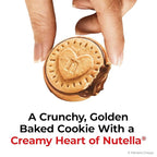 Nutella Biscuits Cookies Filled with Nutella Hazelnut Spread, Sweet Snack Pack, Holiday Christmas Cookies, 9.7 oz