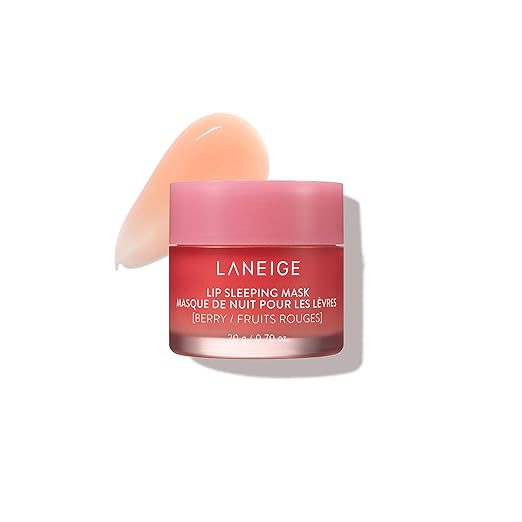 LANEIGE Lip Sleeping Mask: Nourish, Hydrate, Vitamin C, Murumuru & Shea Butter, Antioxidants, Flaky, Dry Lips